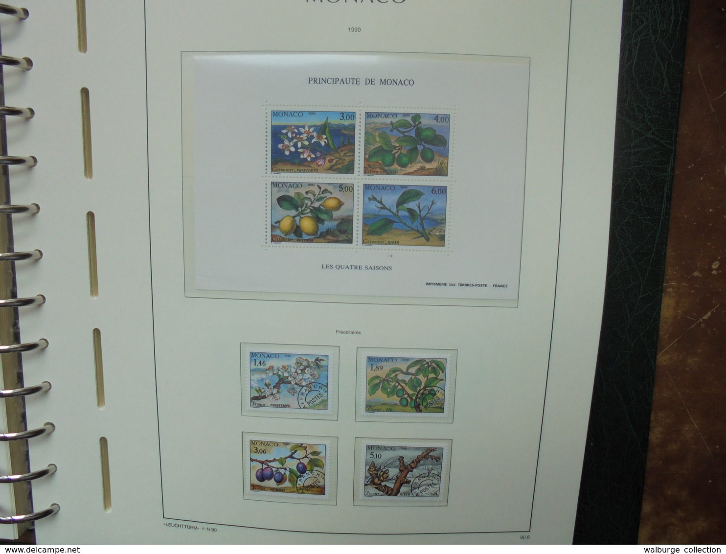 MONACO 1985-2000 NEUFS MNH** SUPERBE ALBUM "LEUCHTURM" (2482) 3 KILOS 300