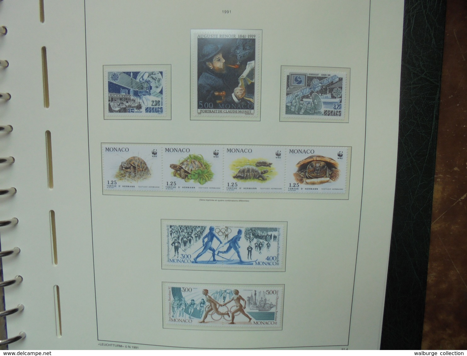 MONACO 1985-2000 NEUFS MNH** SUPERBE ALBUM "LEUCHTURM" (2482) 3 KILOS 300