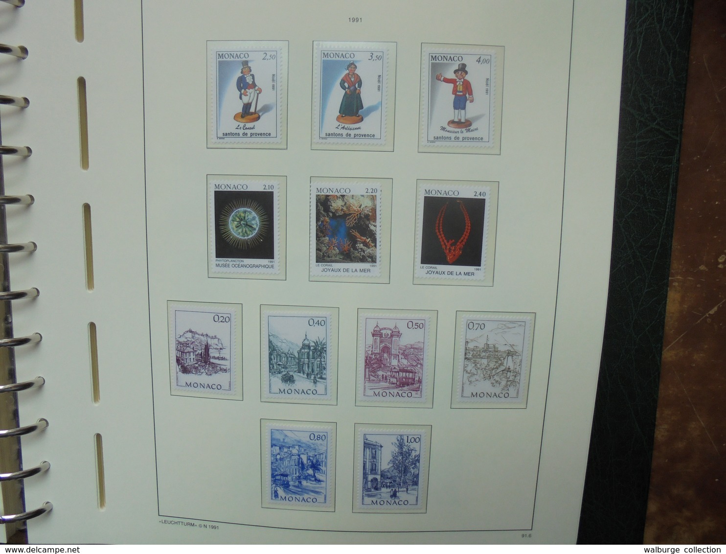 MONACO 1985-2000 NEUFS MNH** SUPERBE ALBUM "LEUCHTURM" (2482) 3 KILOS 300