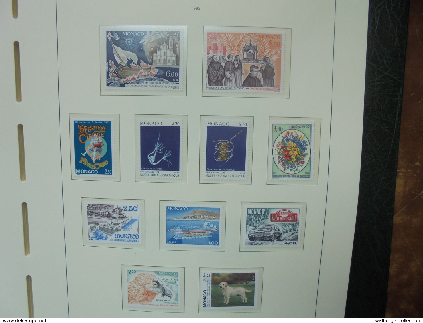 MONACO 1985-2000 NEUFS MNH** SUPERBE ALBUM "LEUCHTURM" (2482) 3 KILOS 300