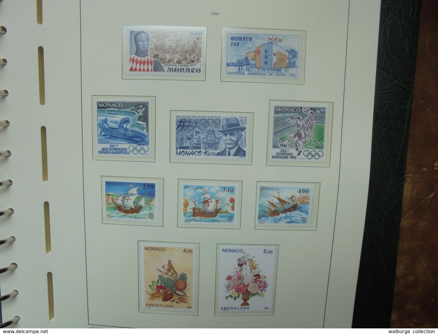 MONACO 1985-2000 NEUFS MNH** SUPERBE ALBUM "LEUCHTURM" (2482) 3 KILOS 300