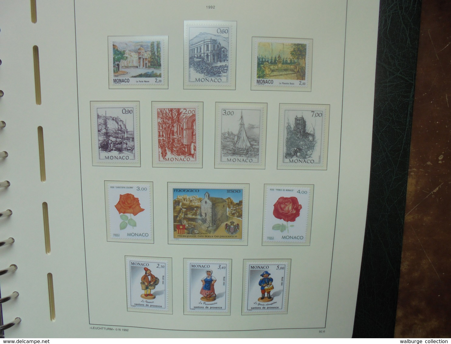 MONACO 1985-2000 NEUFS MNH** SUPERBE ALBUM "LEUCHTURM" (2482) 3 KILOS 300