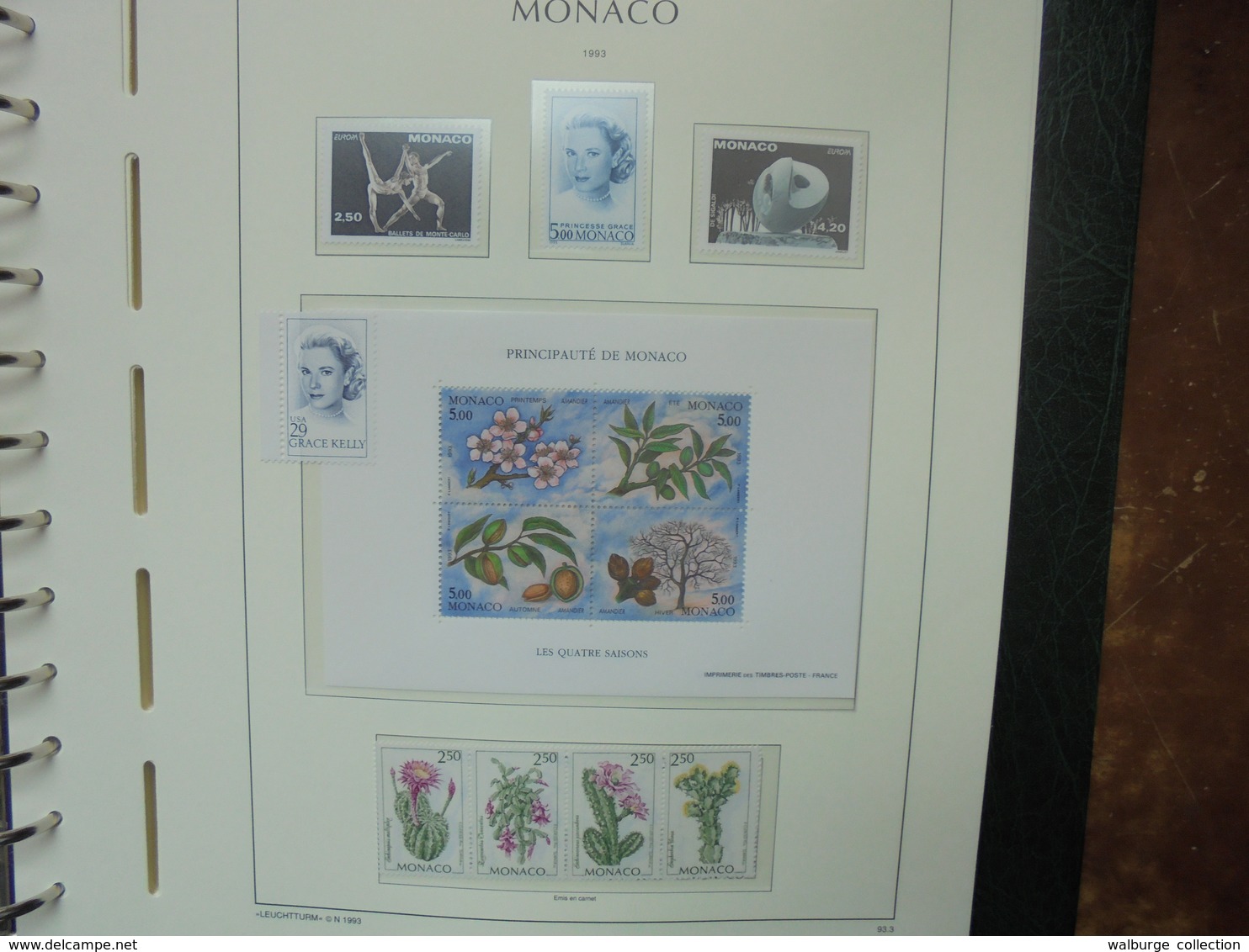 MONACO 1985-2000 NEUFS MNH** SUPERBE ALBUM "LEUCHTURM" (2482) 3 KILOS 300