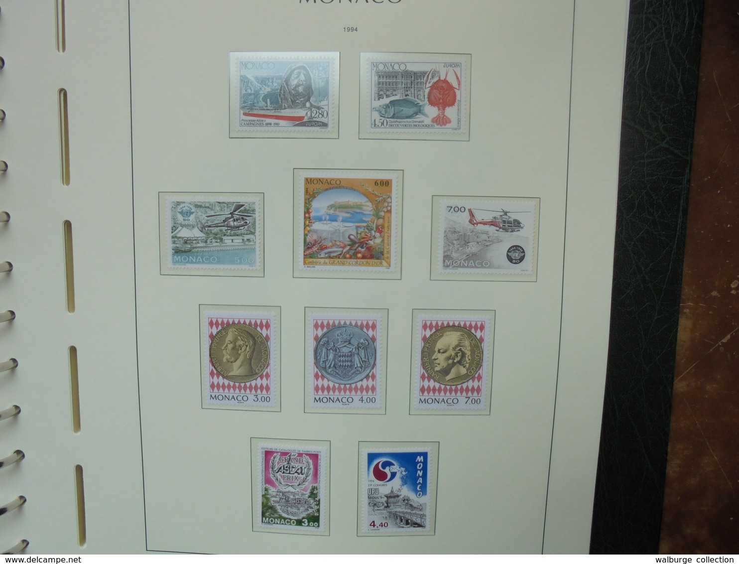 MONACO 1985-2000 NEUFS MNH** SUPERBE ALBUM "LEUCHTURM" (2482) 3 KILOS 300