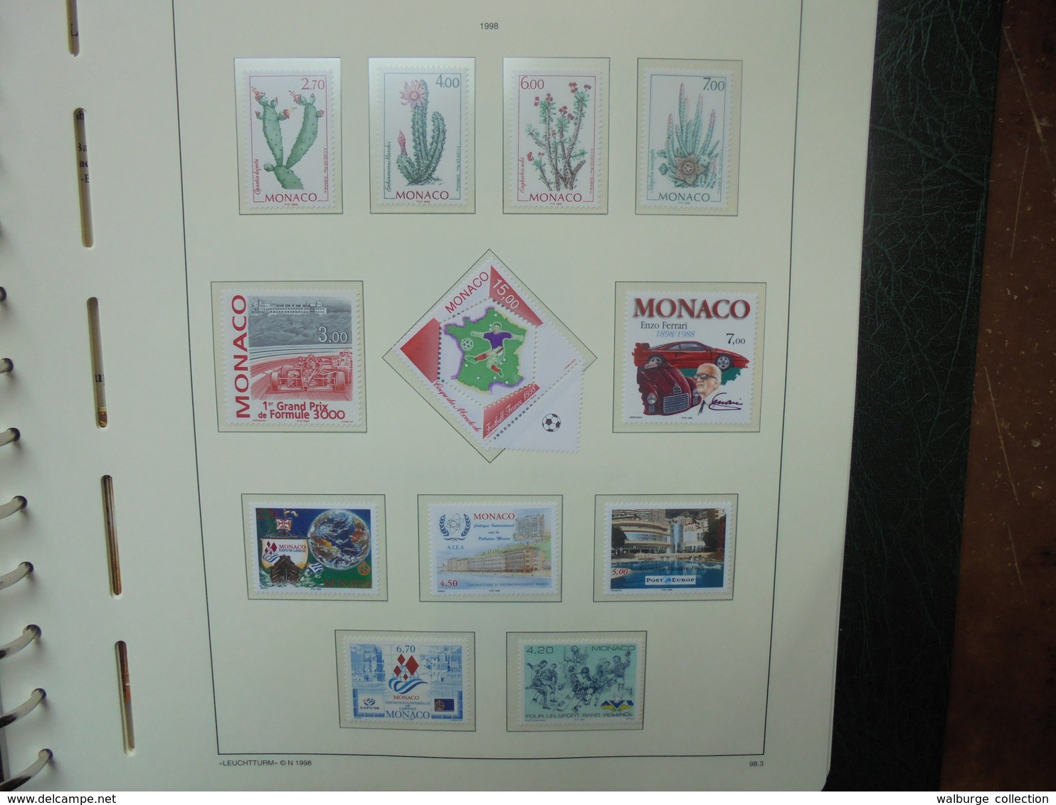 MONACO 1985-2000 NEUFS MNH** SUPERBE ALBUM "LEUCHTURM" (2482) 3 KILOS 300