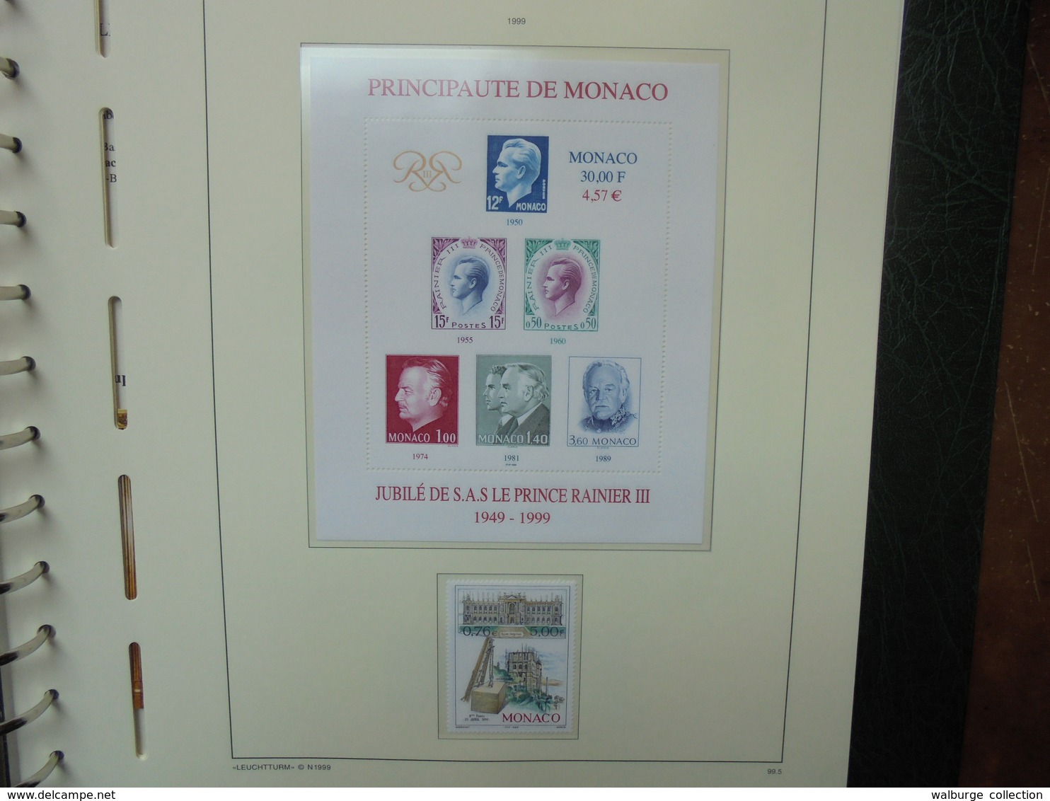 MONACO 1985-2000 NEUFS MNH** SUPERBE ALBUM "LEUCHTURM" (2482) 3 KILOS 300