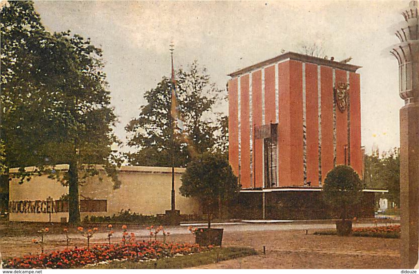 Belgique - Anvers - Antwerpen - Carte Postale Officielle Exposition Internationale De 1930 - La Norvège Et L'Avenue Des - Antwerpen