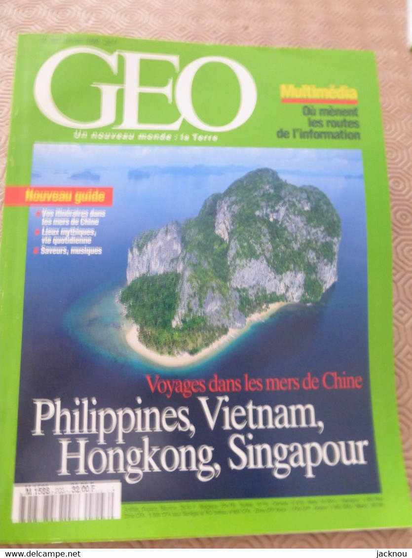 GEO Un Nouveau Monde  N°203  -philippines.vietnam.hongkong.singapour- - Géographie