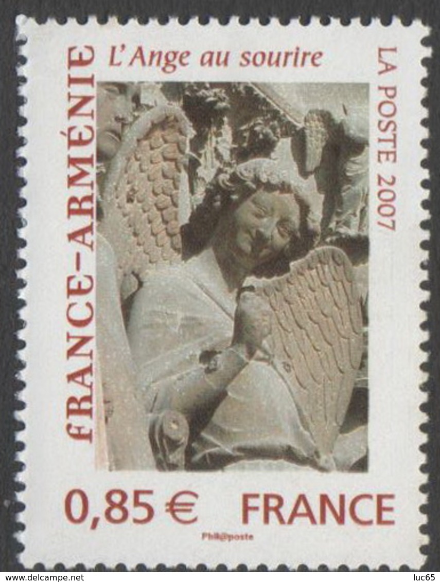 France Neuf  Sans Charnière  2007 L'Ange Au Sourire Cathédrale De Reims Sculpture YT 4059 - Escultura