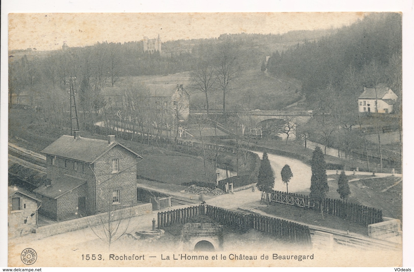 CPA - Belgique - Rochefort - La L'Homme Et Le Château De Beauregard - Rochefort