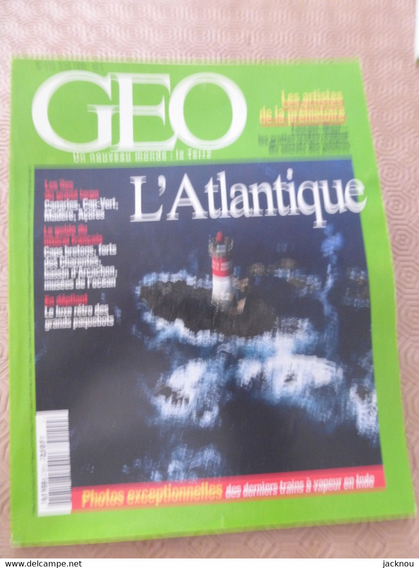 GEO Un Nouveau Monde  N°210  -l'atlantique- - Géographie