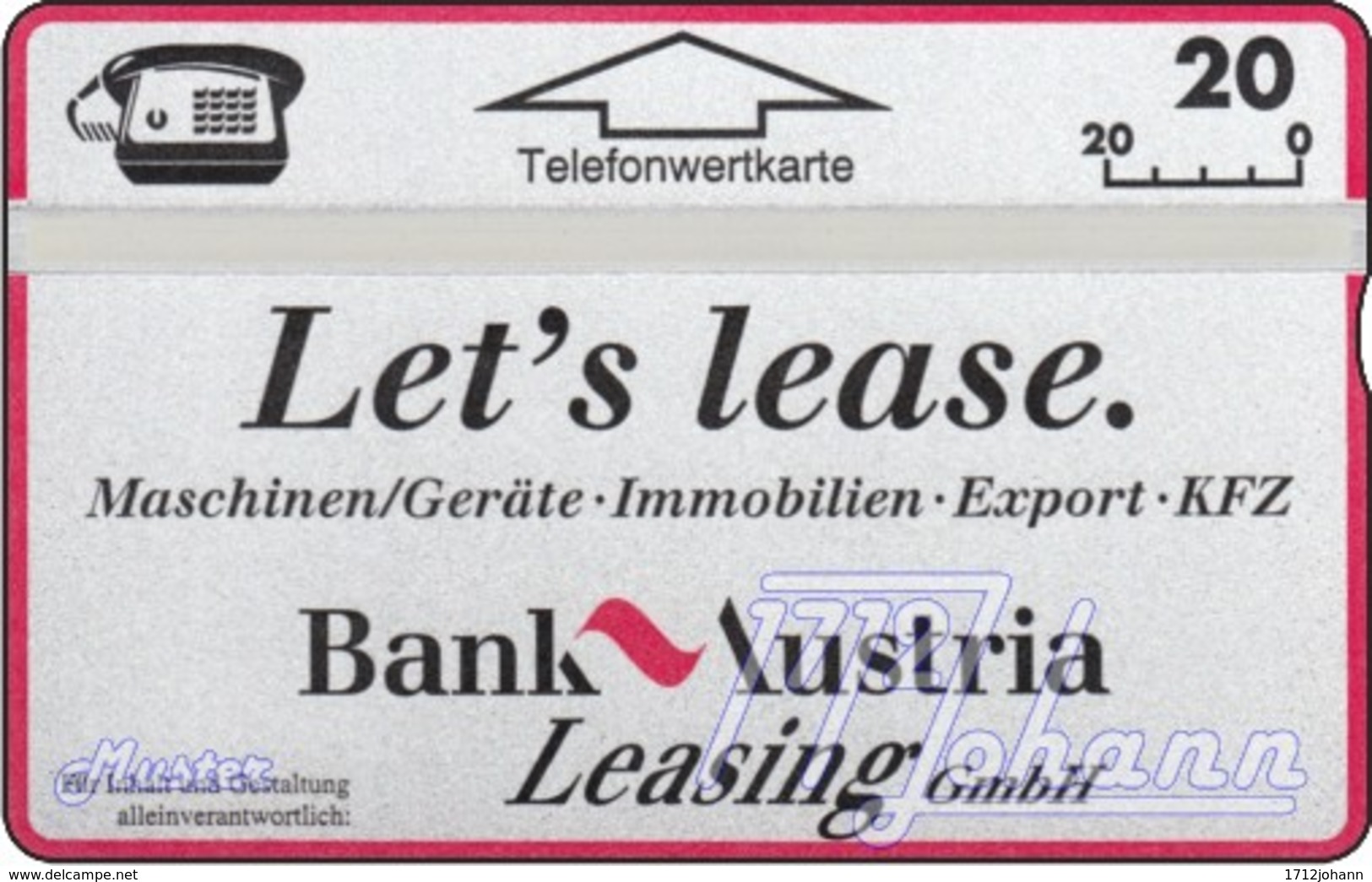 TWK Österreich Privat: "Bank Austria Leasing 2" (506L) Gebr. - Austria