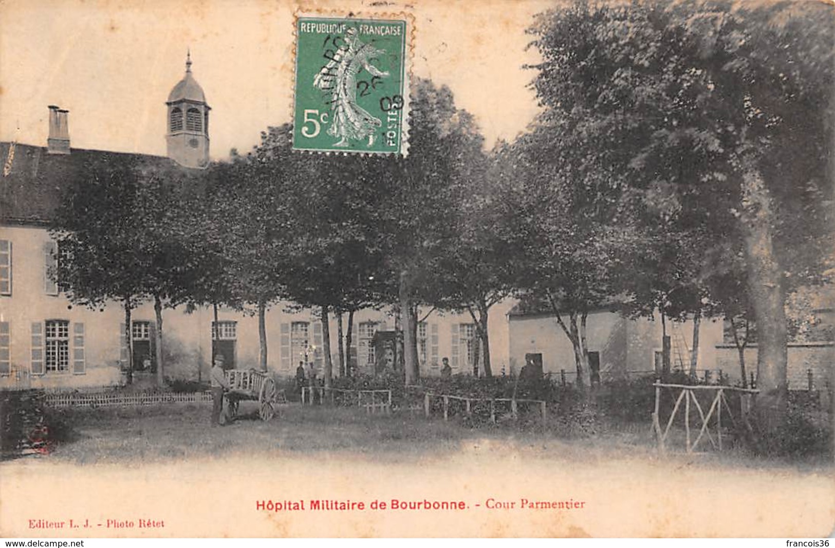 Lot de 35 cartes CPA de Bourbonne les Bains (52) Haute Marne