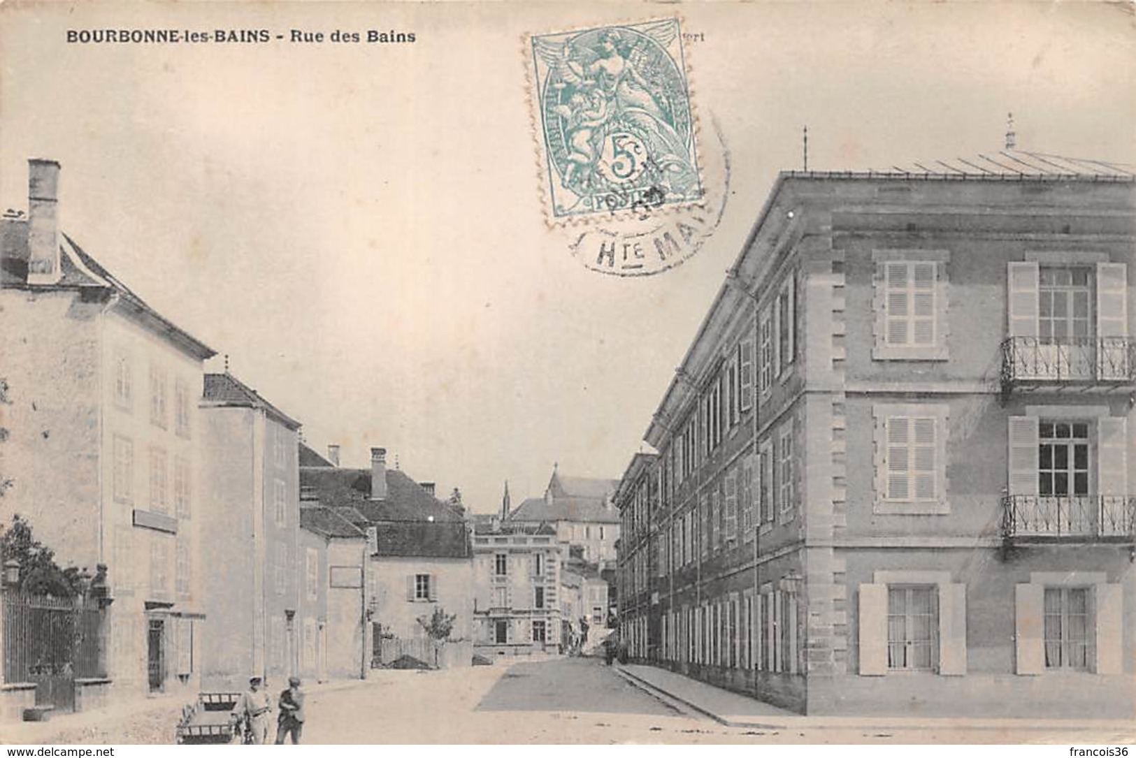 Lot de 35 cartes CPA de Bourbonne les Bains (52) Haute Marne