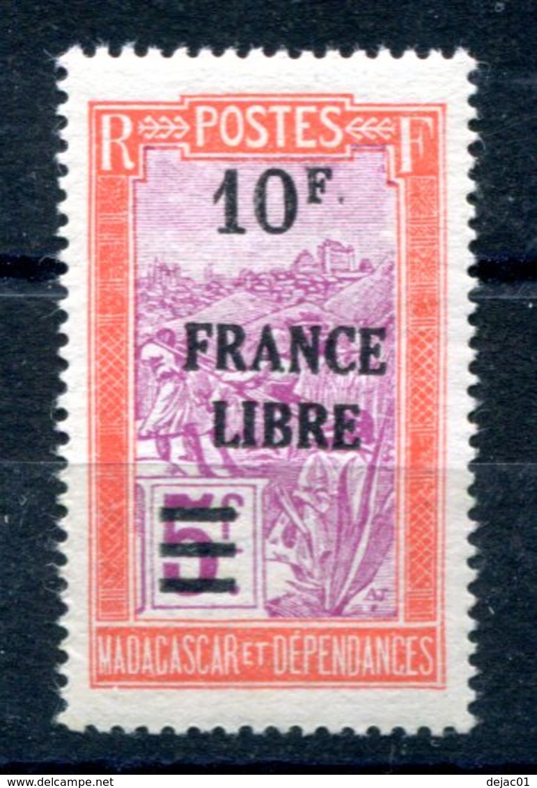 Madagascar - Surcharge France Libre - Maury 268 - Neuf Sans Charnière - T 882 - Unused Stamps