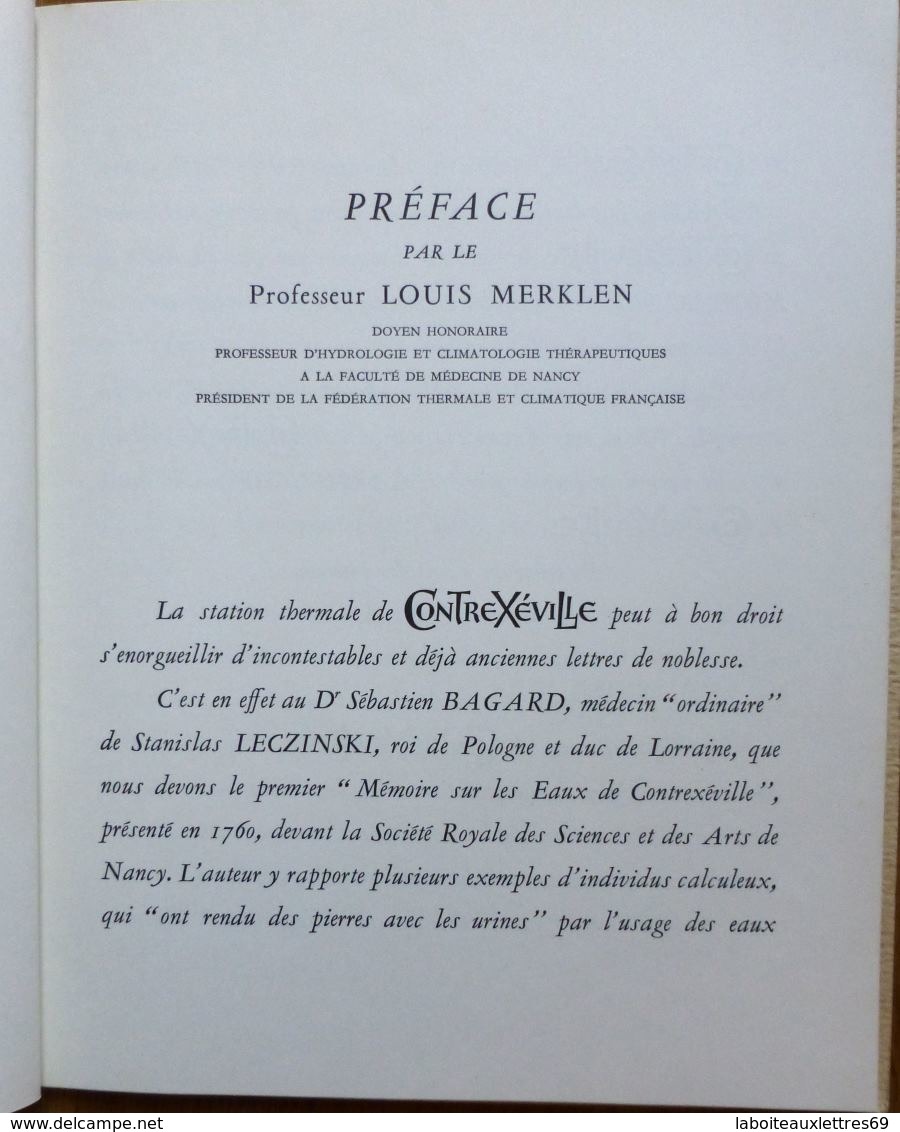 PLAQUETTE CONTREXEVILLE (1954) - PETITES HISTOIRES PAR ALAIN DECAUX - Lorraine - Vosges