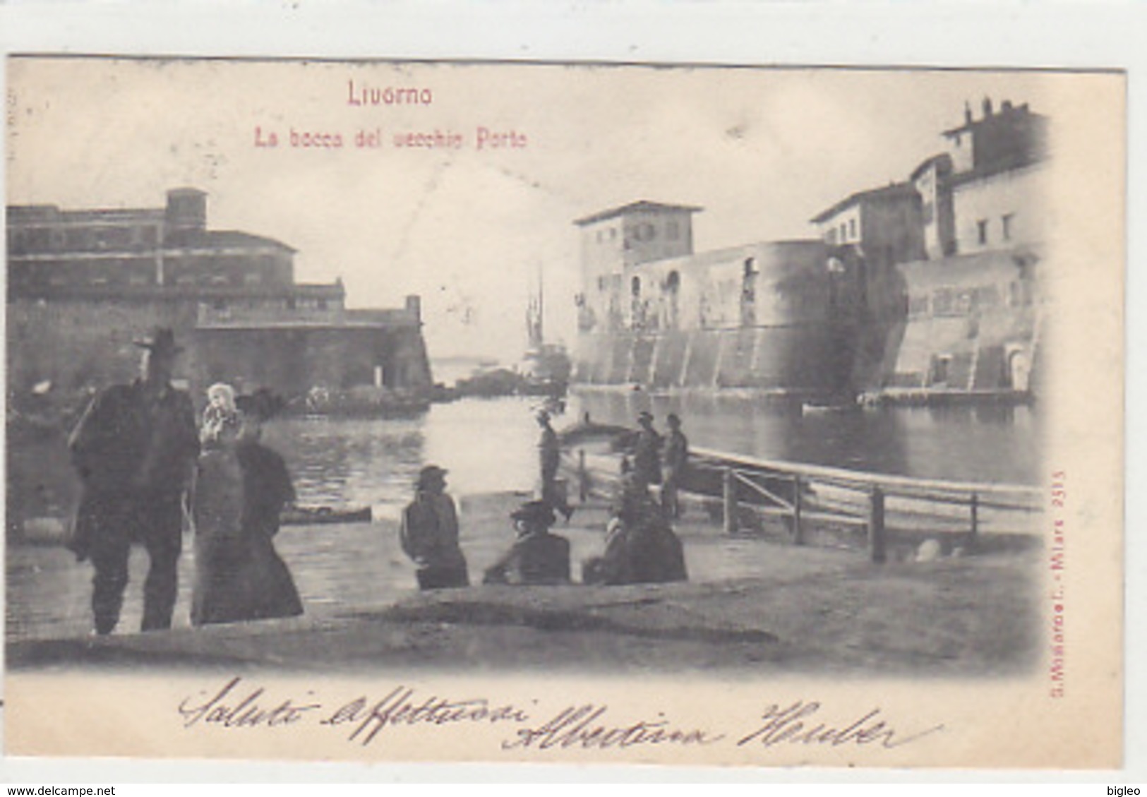 Livorno - La Bocca Del Vecchio Porto - 1901            (A-80-170615) - Livorno