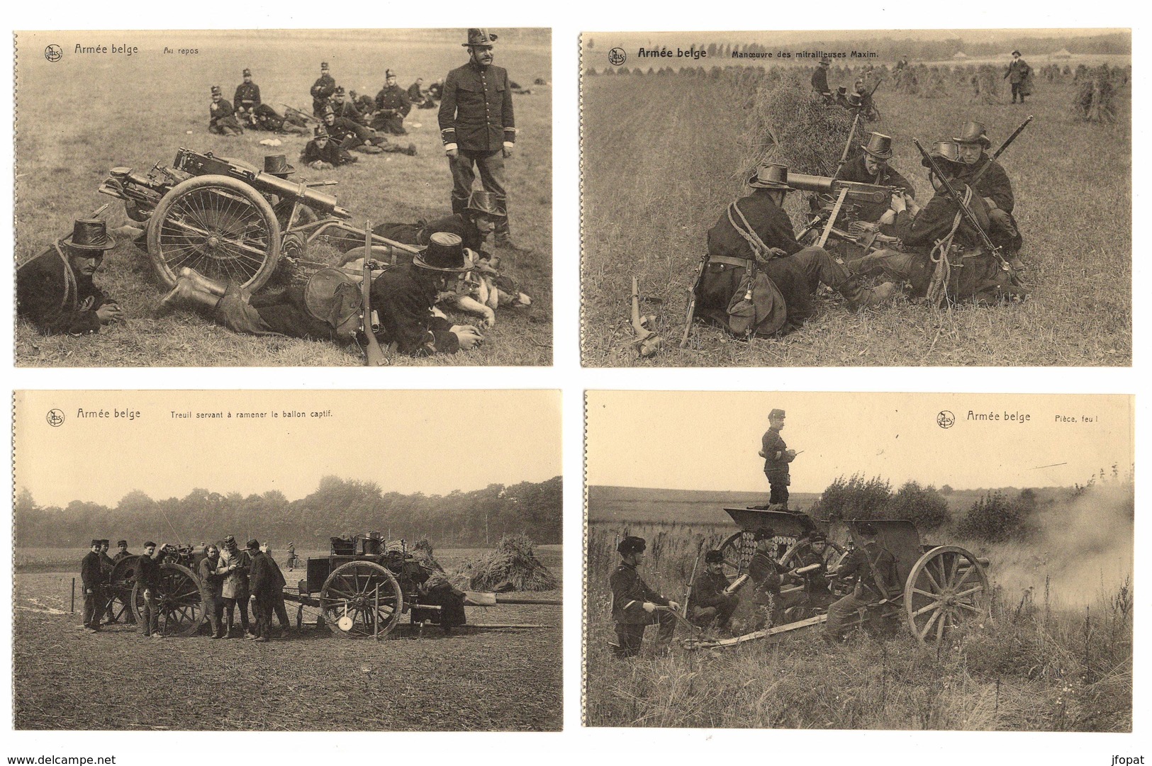 MILITARIA - Armée Belge, Lot De 23 Cartes - Other & Unclassified