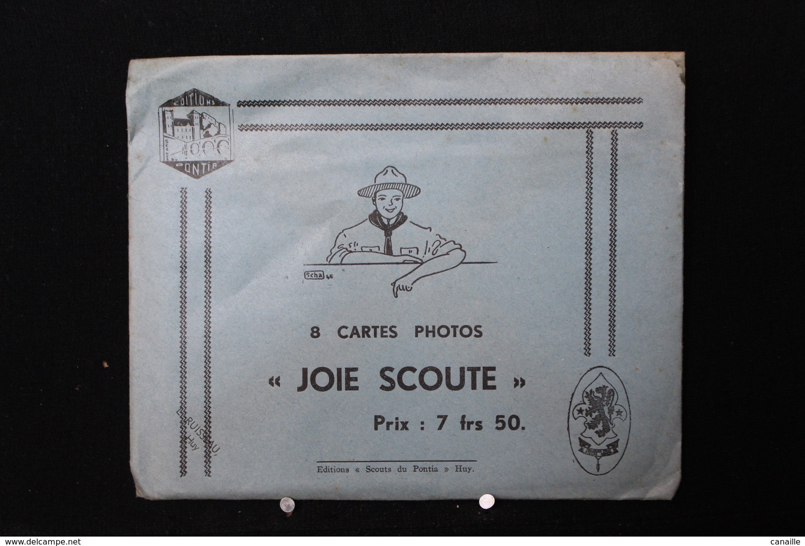 F-113 / Scoutisme -   "Joie Scoute" Avec Enveloppe "Joie Scoute"  Edit. Scout Du Pontia à Huy. - Scouting