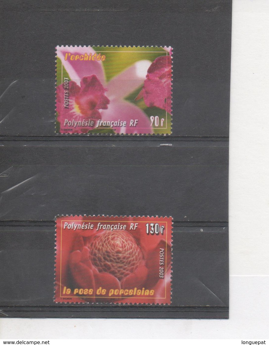 POLYNESIE Française - Flore -  Fleurs - Orchidée, Rose De Porcelaine - Blocs-feuillets