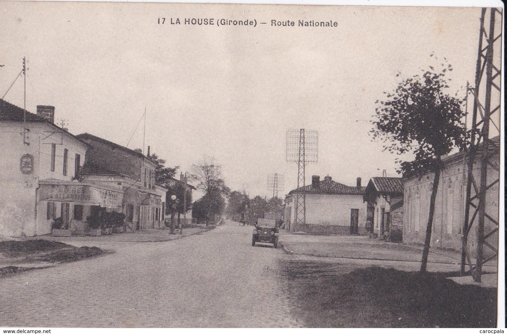 Carte 1920 LA HOUSE / ROUTE NATIONALE - Autres & Non Classés