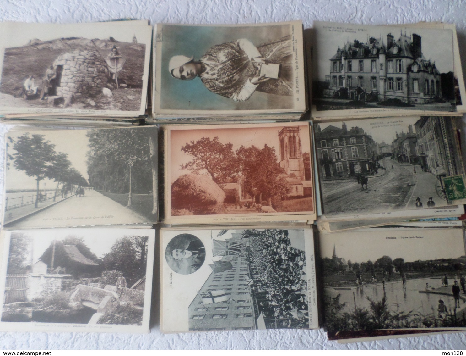 ENVIRON 500 CARTES POSTALES ANCIENNES DE FRANCE -DROUILLE - BON ETAT - 500 CP Min.