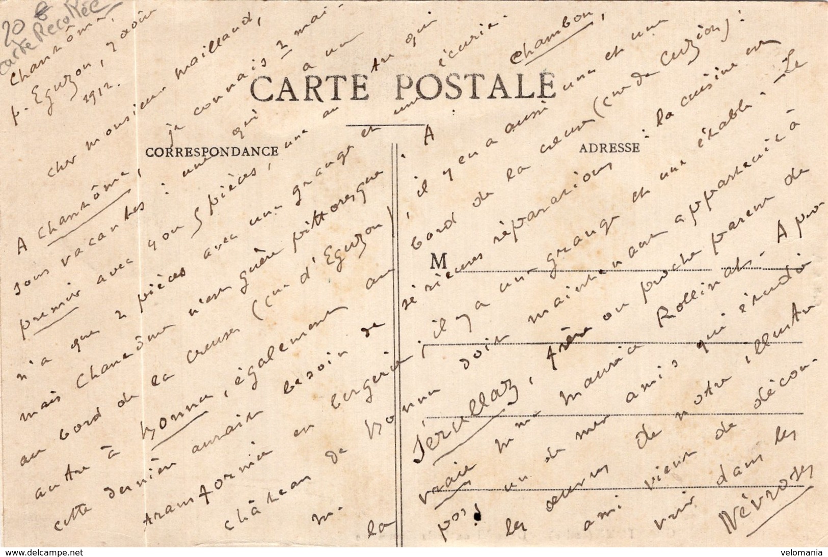 S1991 Cpa 36  Chantome - Deux Vieux De La Commune " Carte Peu Courante, Voir Descrriptif Pour état" - Autres & Non Classés