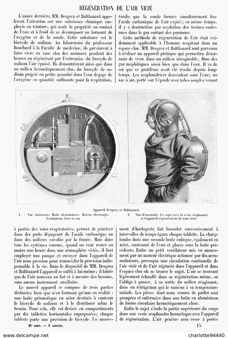 REGENERATION De L'AIR VICIé   1900 - Otros & Sin Clasificación