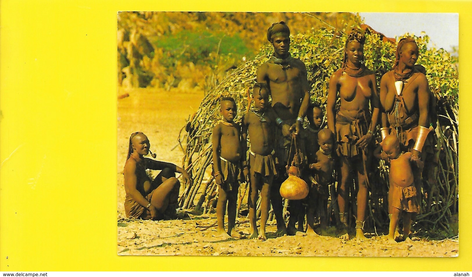 Famille De Namibie Jeunes Femmes Aux Seins Nus (Hoffmann S.W.) - Namibie