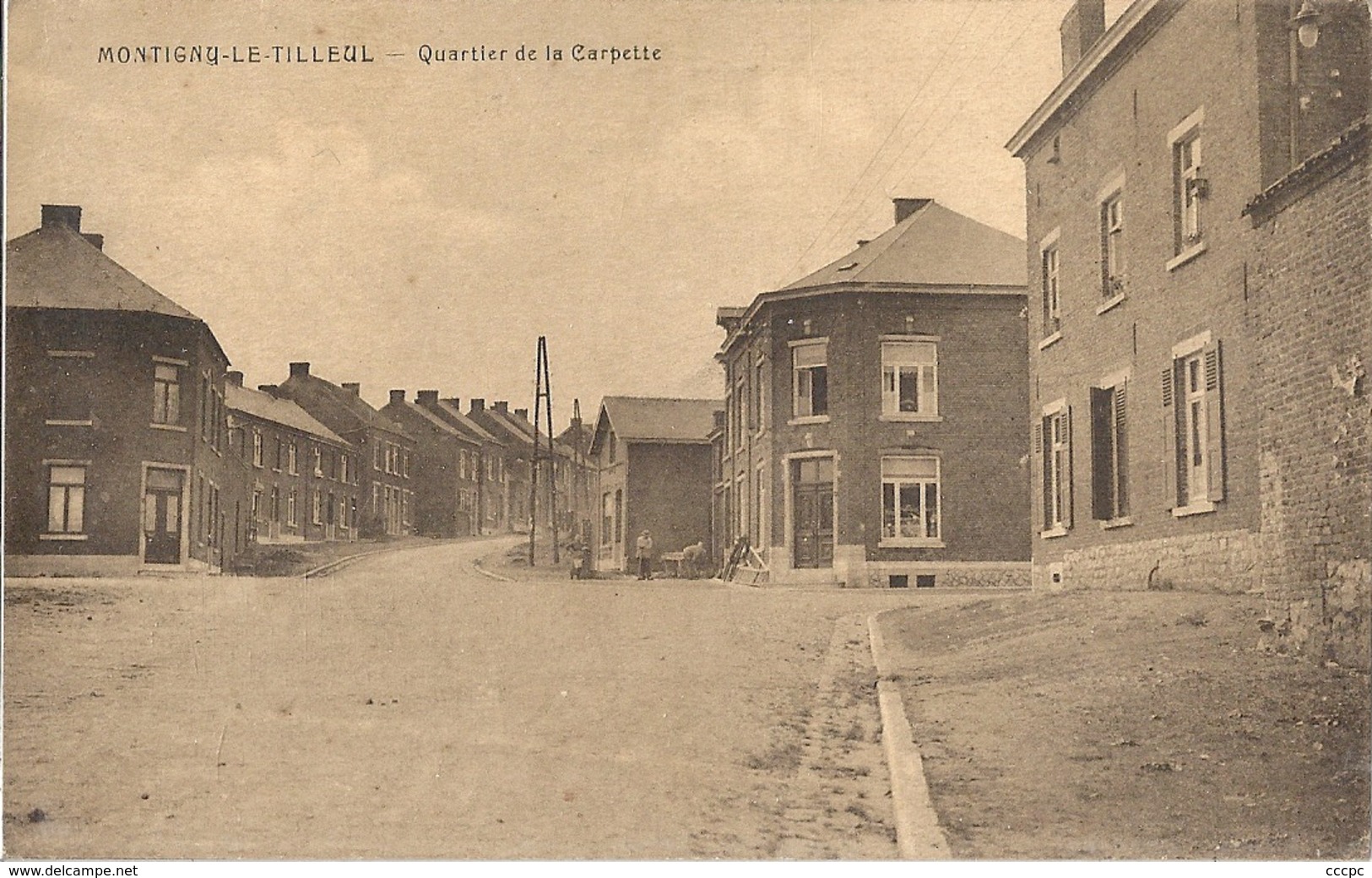 CPA Montigny-le-Tilleul Quartier De La Carpette - Autres & Non Classés