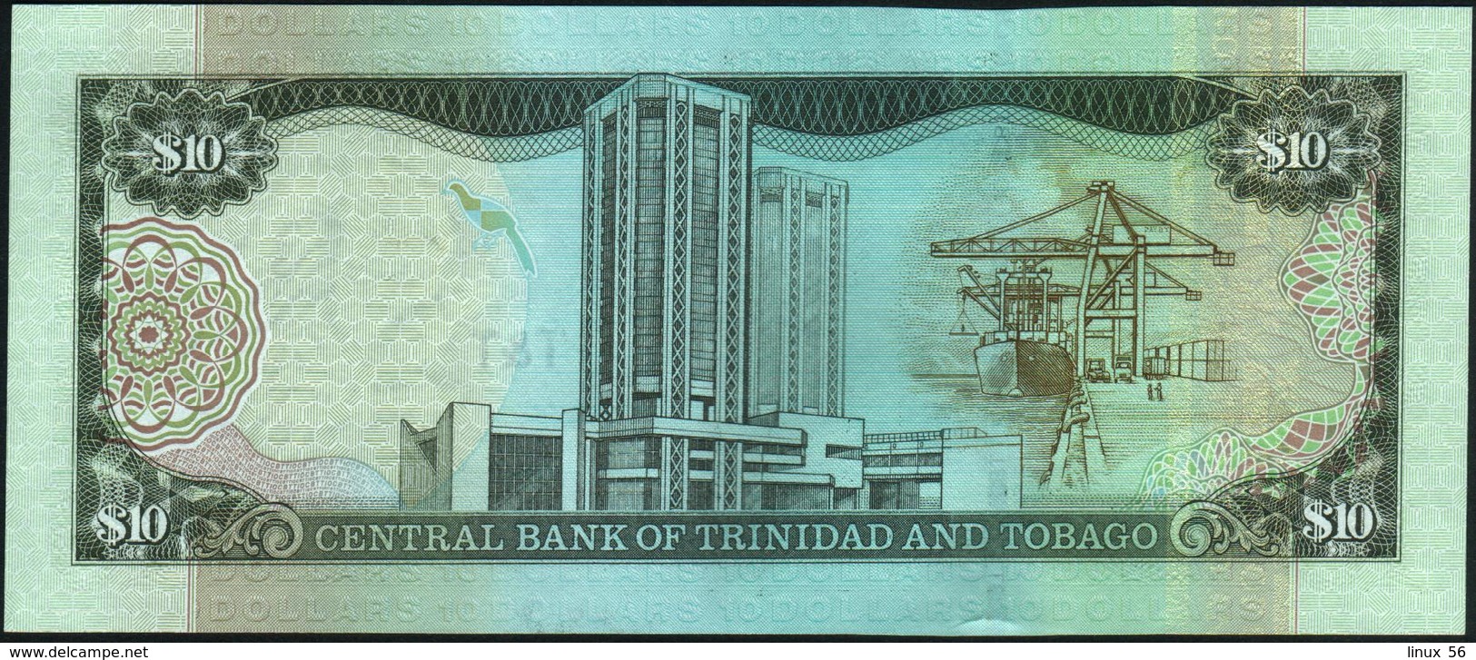 TRINIDAD & TOBAGO - 10 Dollars 2002 {sign. Ewart S.Williams} UNC P.43 - Trinidad En Tobago