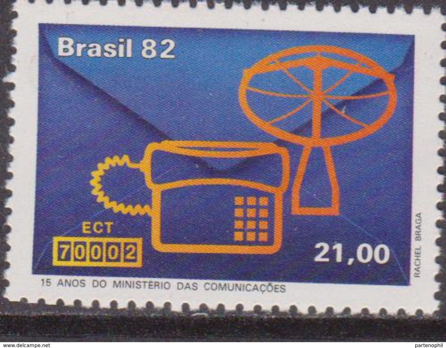 Brasile 1882 Telecom Set MNH - Nuovi