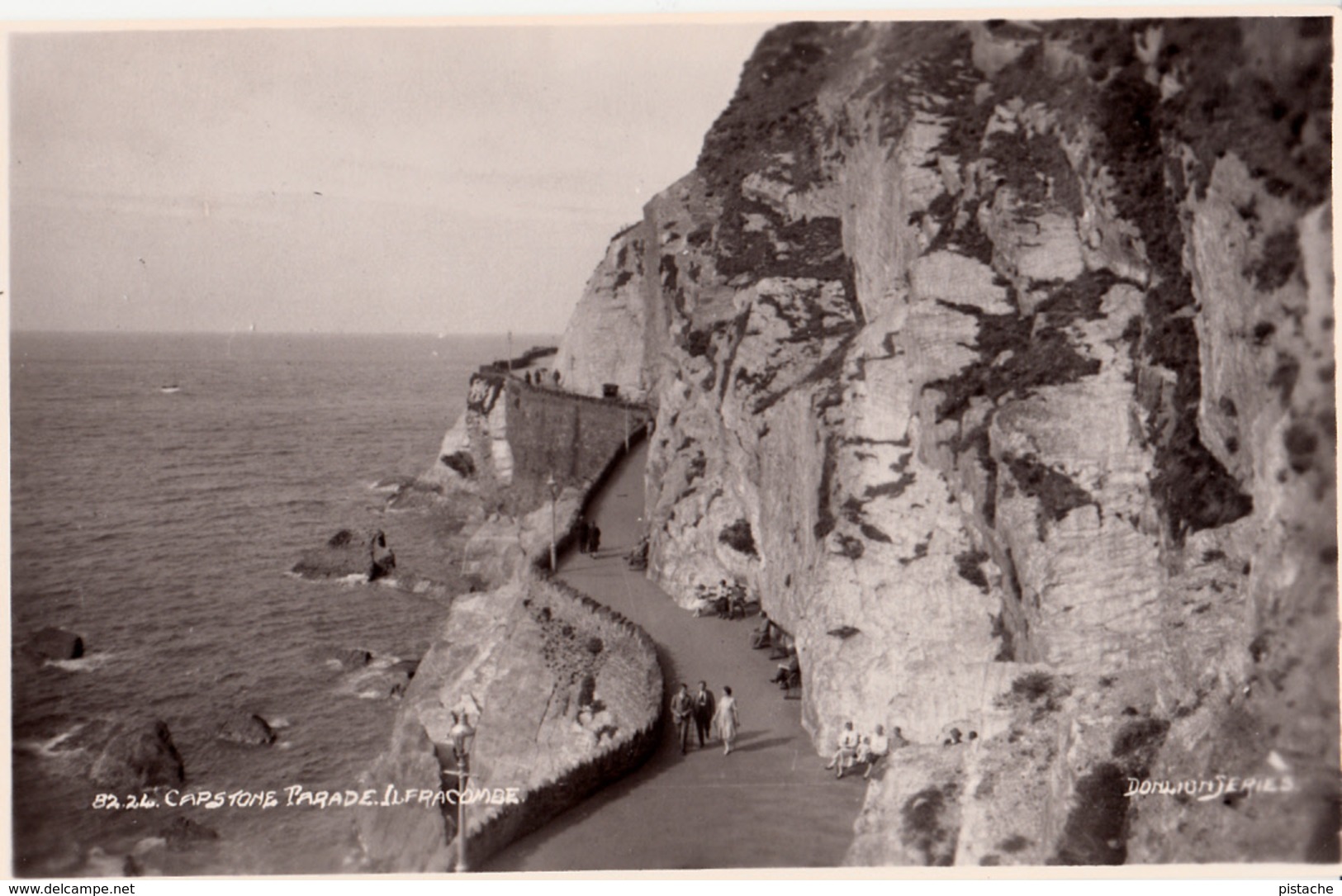 Real Photo Véritable - B&W RPPC - England - Capstone Parade Ilfracombe - Little Animation - Unused - 2 Scans - Ilfracombe