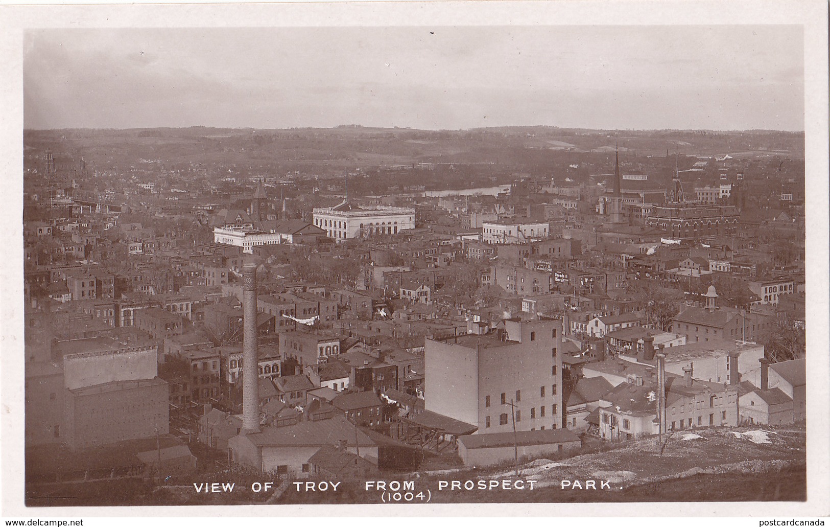 RPPC REAL PHOTO POSTCARD TROY NY - Other & Unclassified