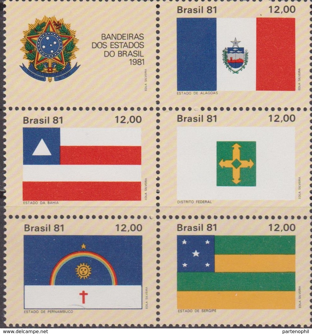 Brasile 1981 Flags Mnh - Unused Stamps