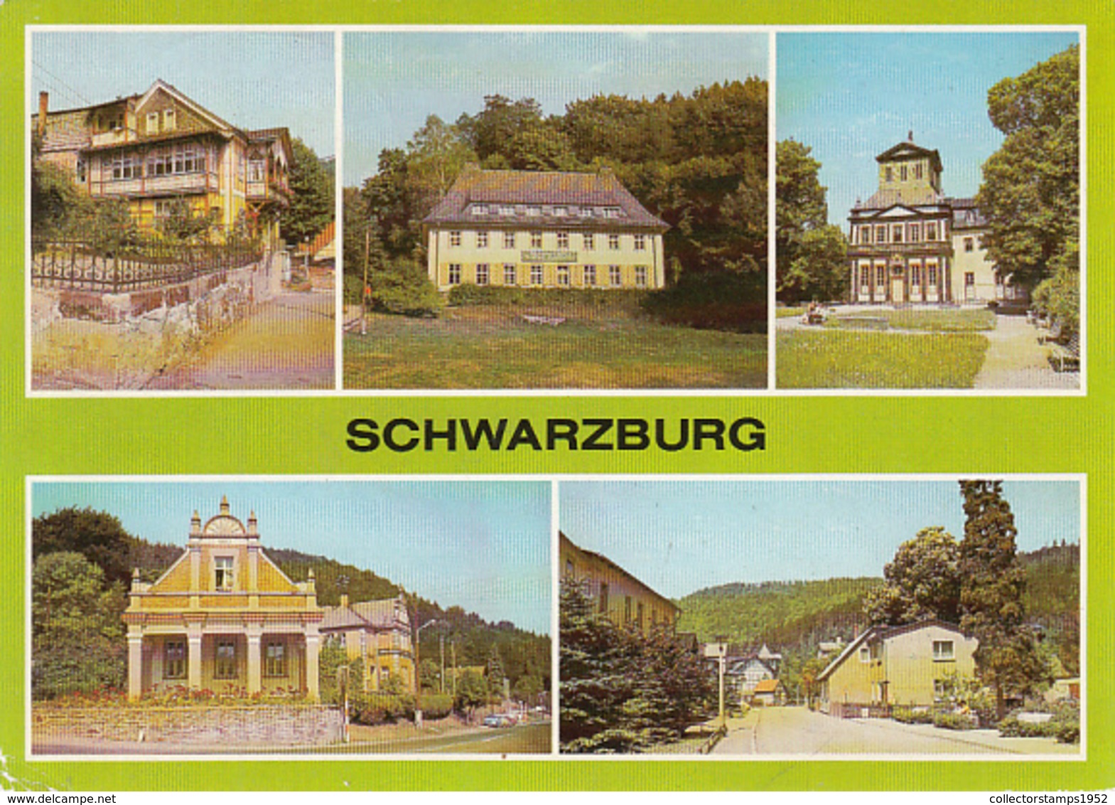 79511-SCHWARZBURG- RUDOLSTADT- CASTLE, INN, SQUARE, STREET VIEW, CAR - Rudolstadt