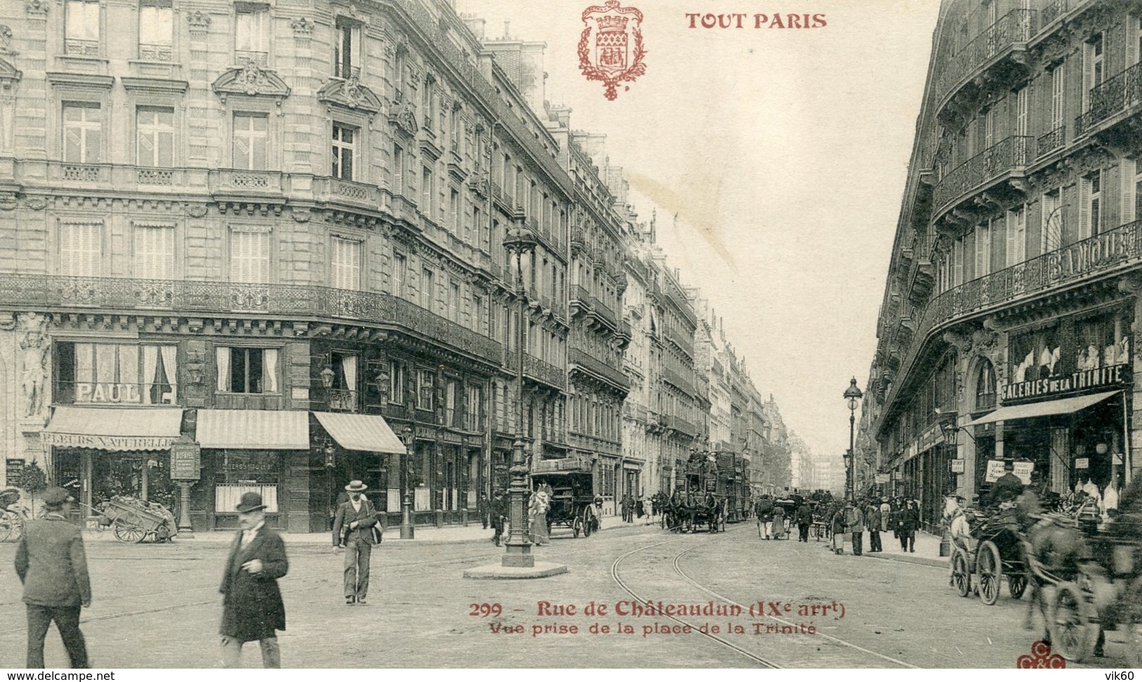 75  PARIS 9e AR   SERIE TOUT PARIS RUE  DE CHATEAUDUN - District 09