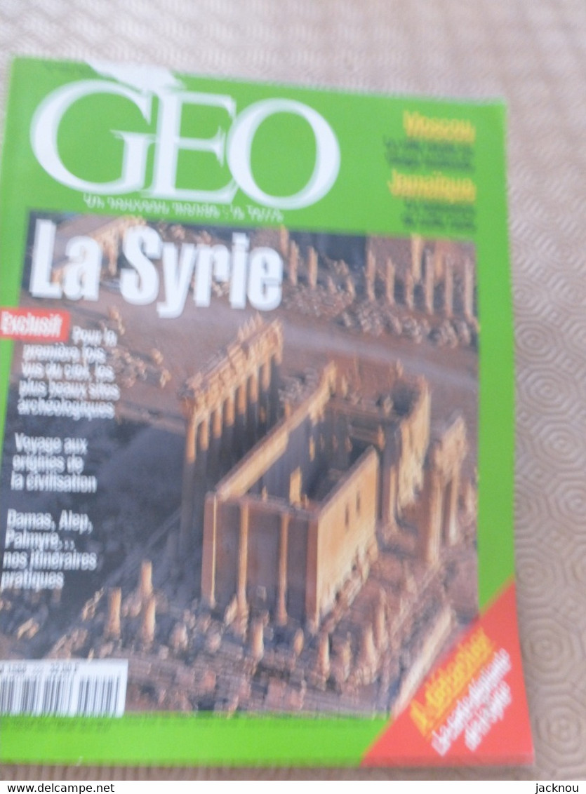 GEO Un Nouveau Monde  N°222  -la Syrie- - Géographie