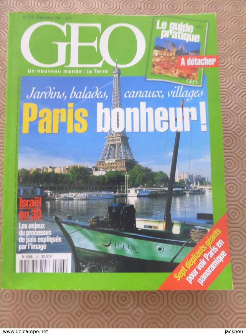 GEO Un Nouveau Monde  N°223  -paris Bonheur- - Géographie