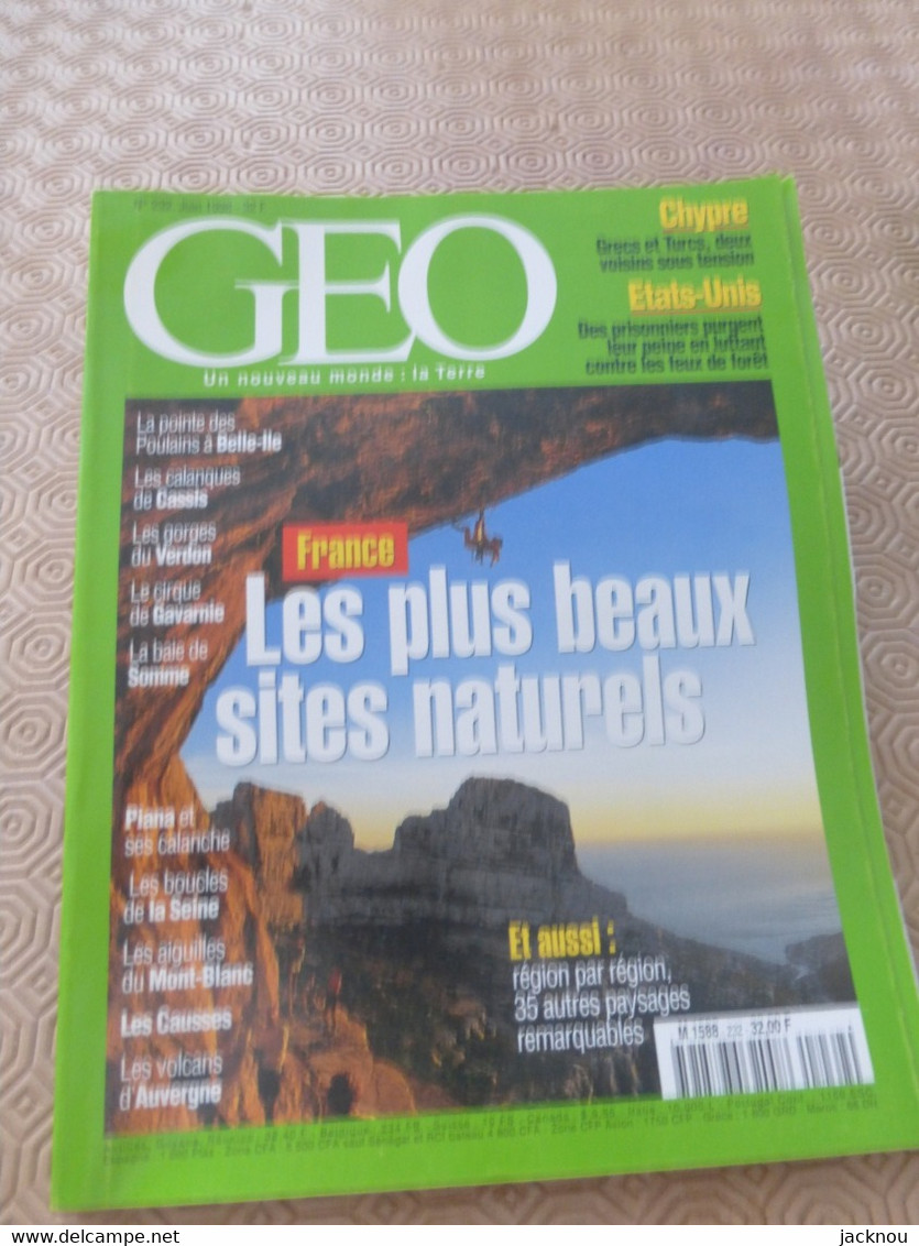 GEO Un Nouveau Monde : La Terre   N°232  -les Plus Beaux Sites Naturels- - Géographie