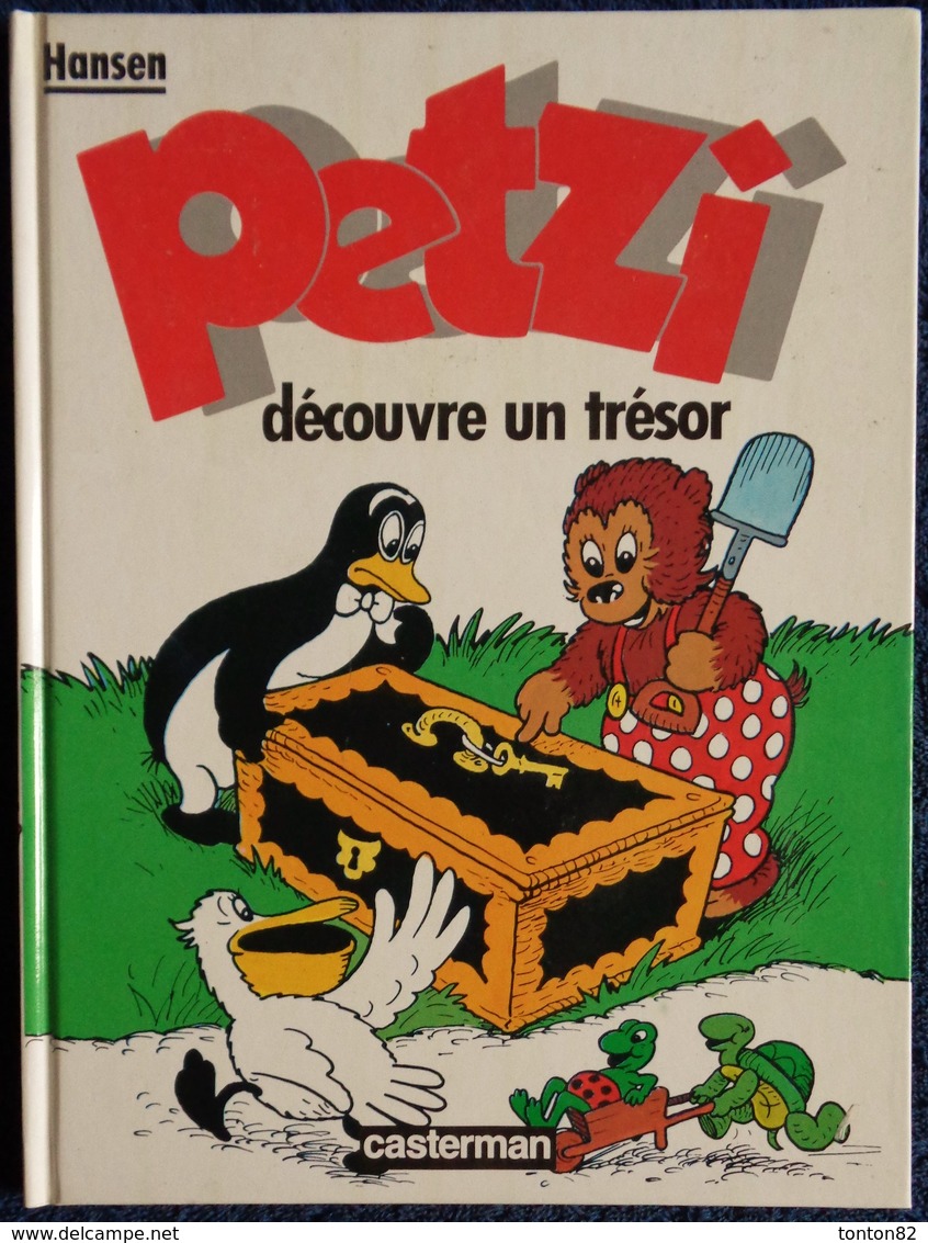 Petzi  N° 5 - Petzi Découvre Un Trésor - Casterman - ( 1985 ) . - Petzi