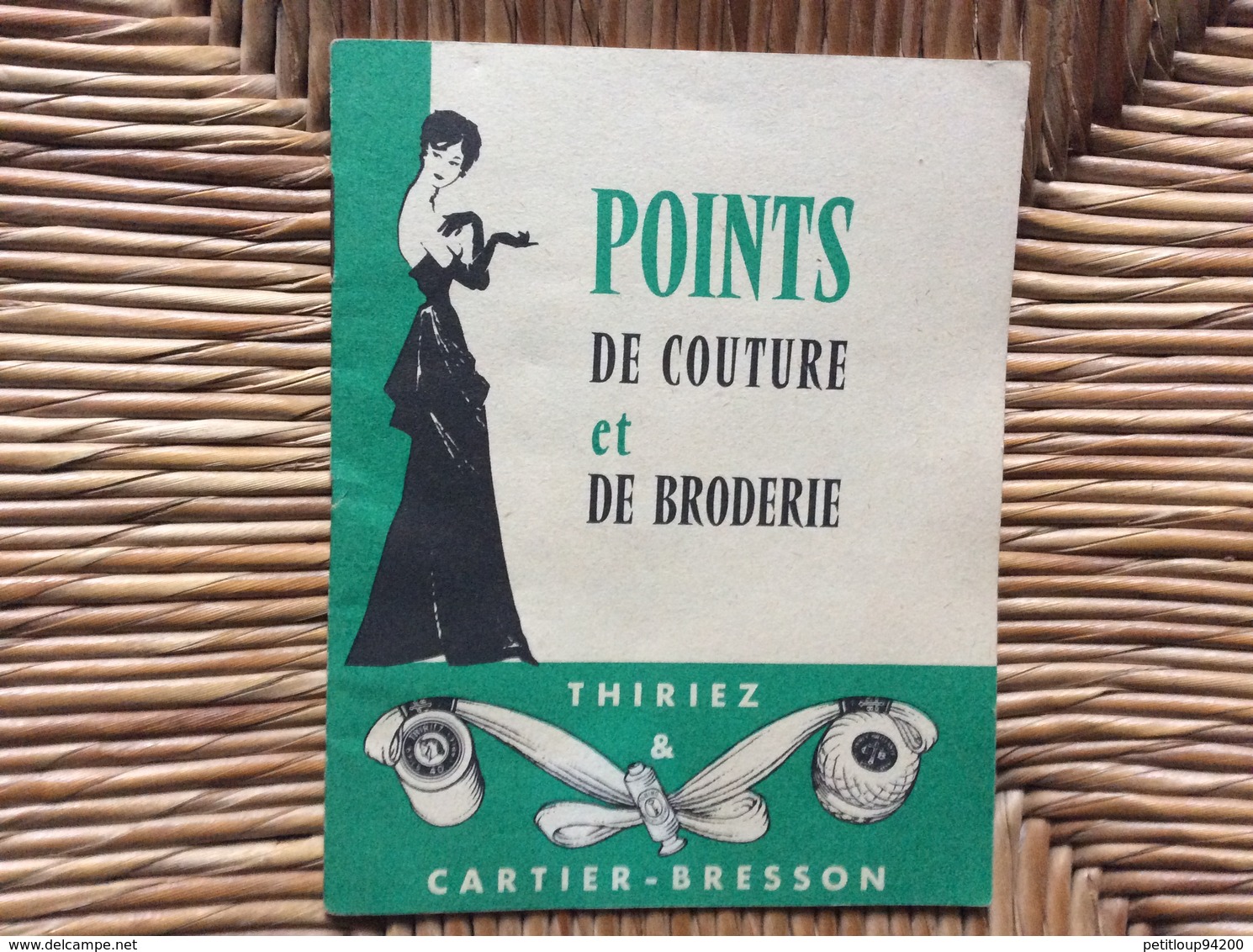 DOCUMENT COMMERCIAL CATALOGUE THIRIEZ & CARTIER-BRESSON  Points De Couture Et Broderies - Cross Stitch