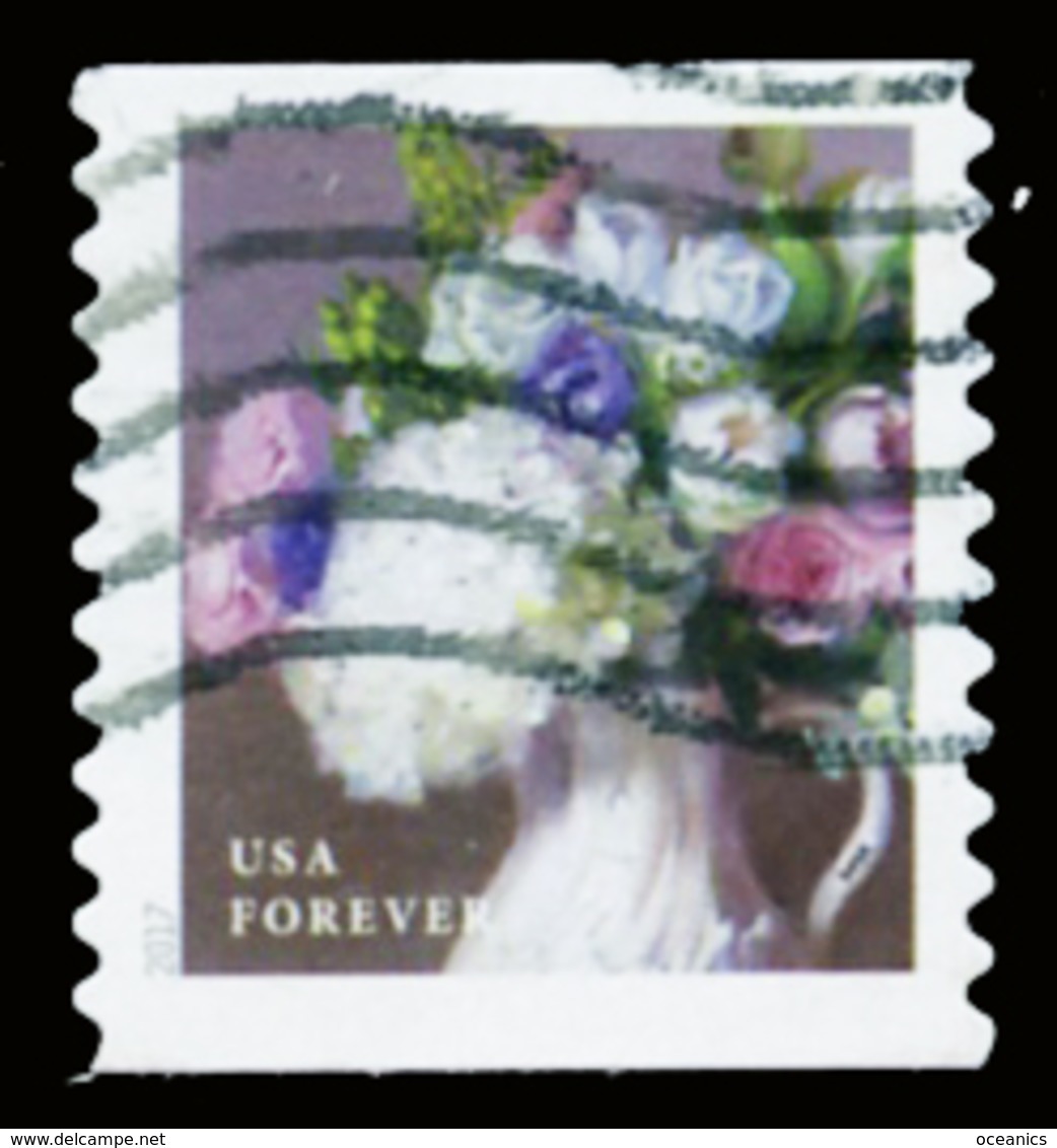 Etats-Unis / United States (Scott No.5236 - Flower From The Garden) (o) Coil - Used Stamps