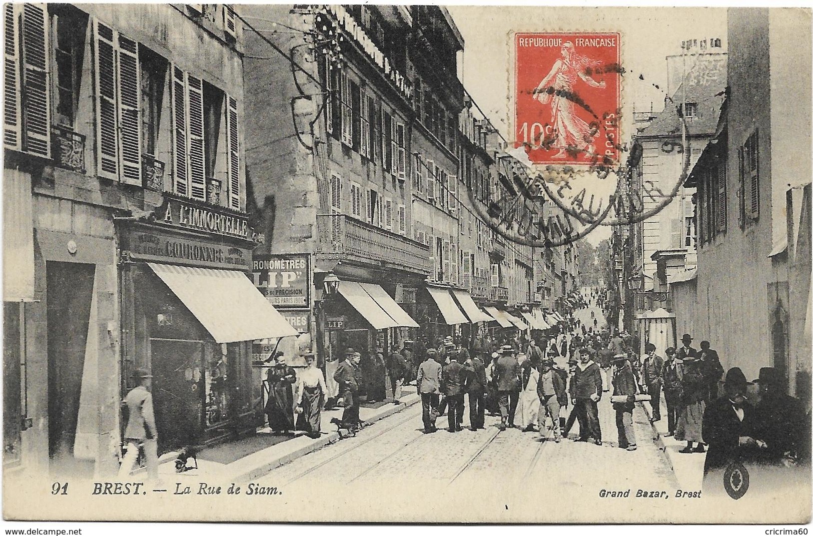 Superbe Lot De 12 CPA De FRANCE - Toutes Animées Et Ayant Circulé Entre 1907 Et 1926. TBE. - 5 - 99 Cartes
