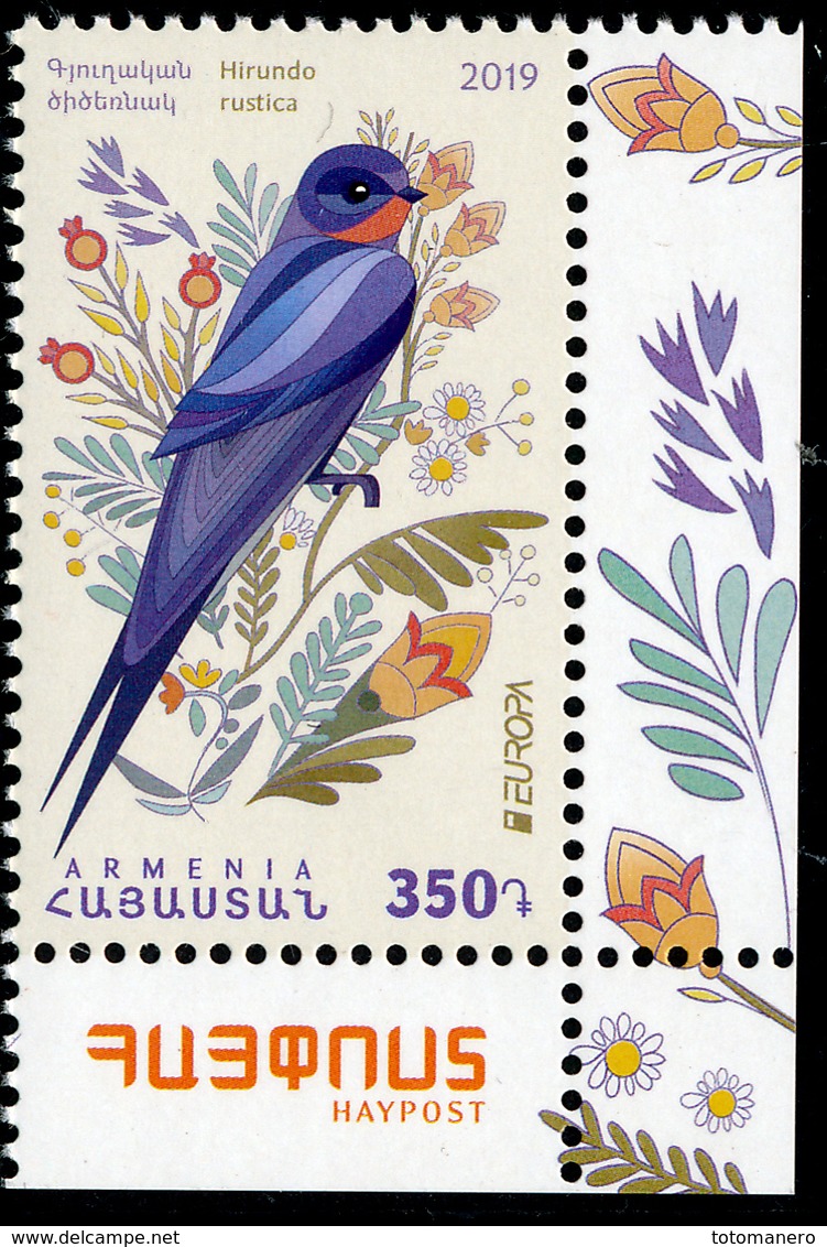 ARMENIA/Armenien EUROPA 2019 "National Birds" 1v** - 2019