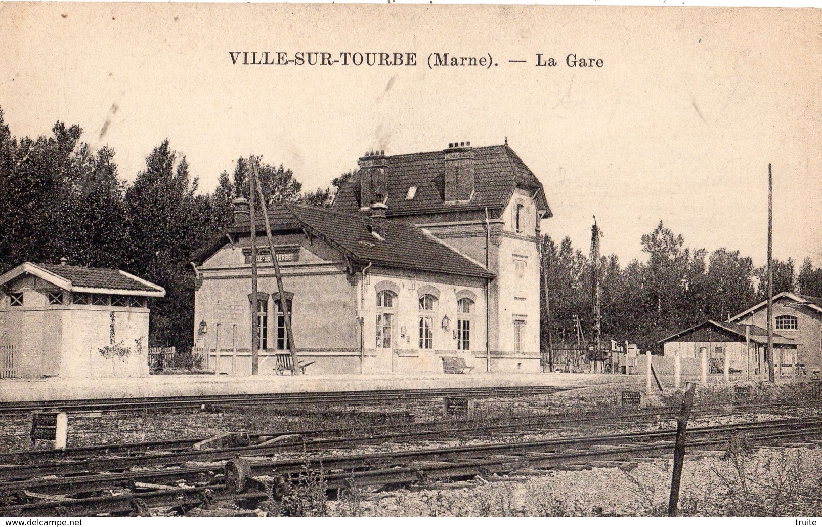 VILLE-SUR-TOURBE LA GARE - Ville-sur-Tourbe