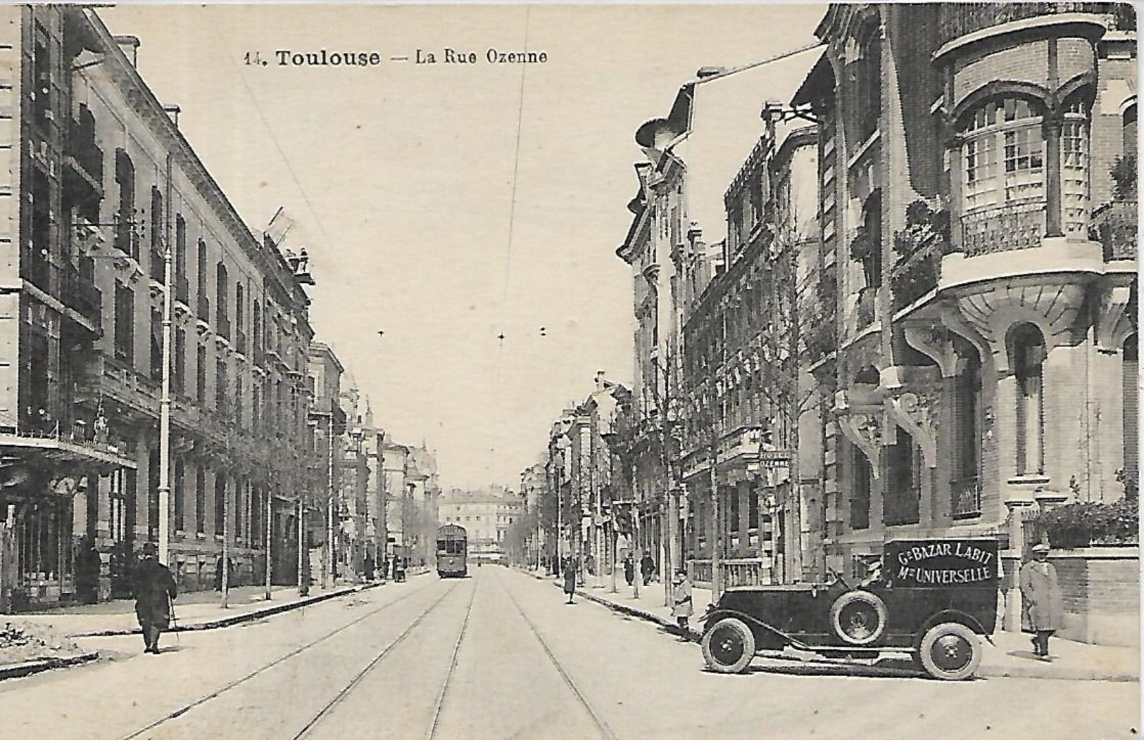 31, Haute Garonne, TOULOUSE, La Rue Ozenne, Scan Recto-Verso - Toulouse