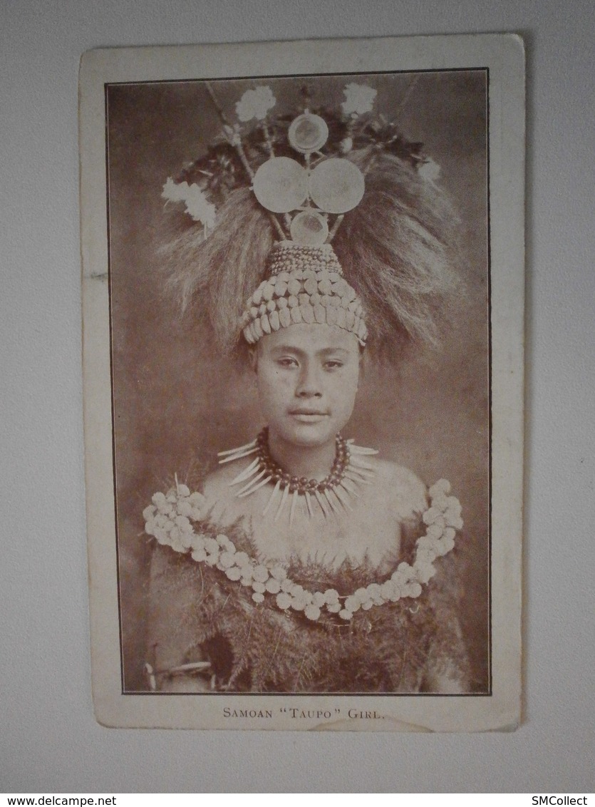 Samoan "Taupo" Girl (Taupou)  (3670) - Samoa