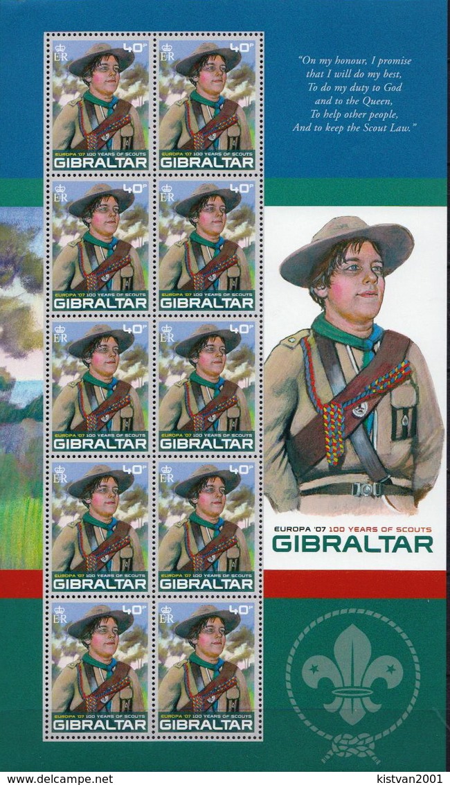 Gibraltar MNH Set Of 4 Sheetlets - 2007