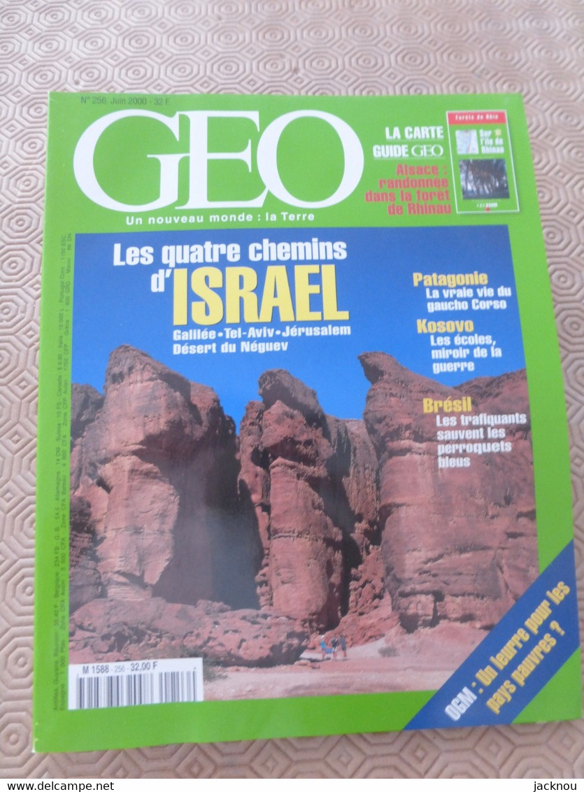 GEO Un Nouveau Monde : La Terre   N°256  -israel- - Géographie